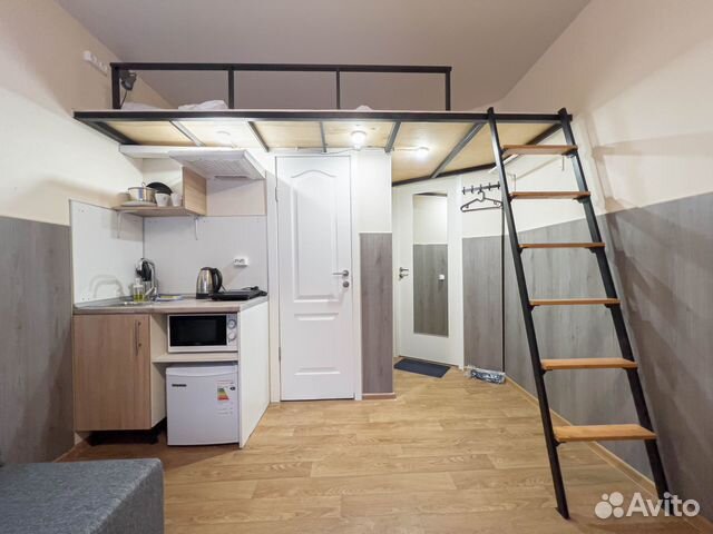 

Квартира-студия в апарт-отеле, 11 м², 2 кровати