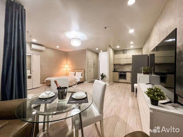 

Квартира-студия, 47 м², 2 кровати