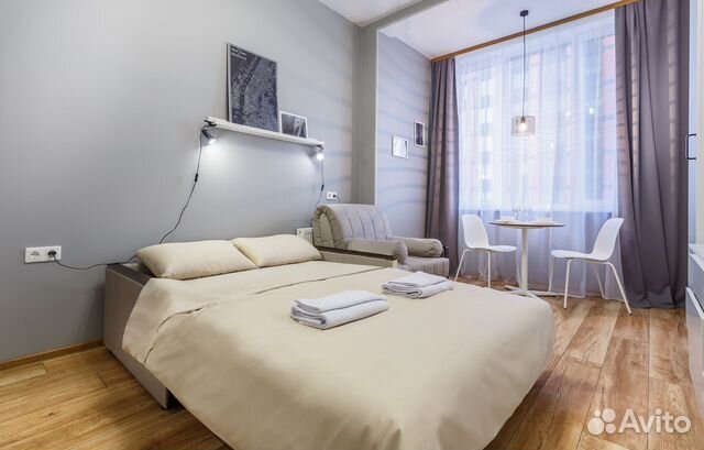 

Квартира-студия, 22 м², 2 кровати