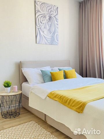 

1-к. квартира, 40 м², 2 кровати