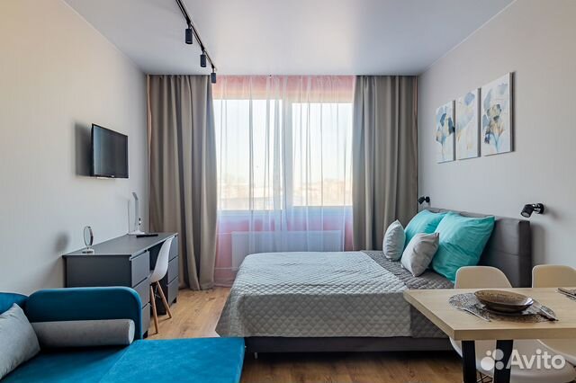 

Квартира-студия, 26 м², 2 кровати