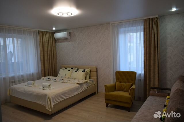 

1-к. квартира, 37 м², 2 кровати