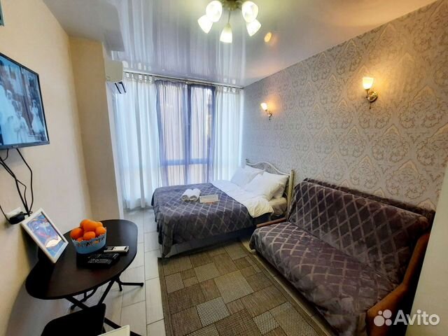 

Квартира-студия, 25 м², 2 кровати