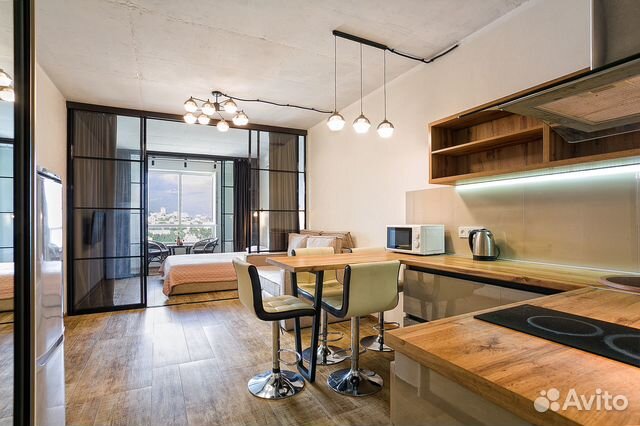 

Квартира-студия, 40 м², 2 кровати