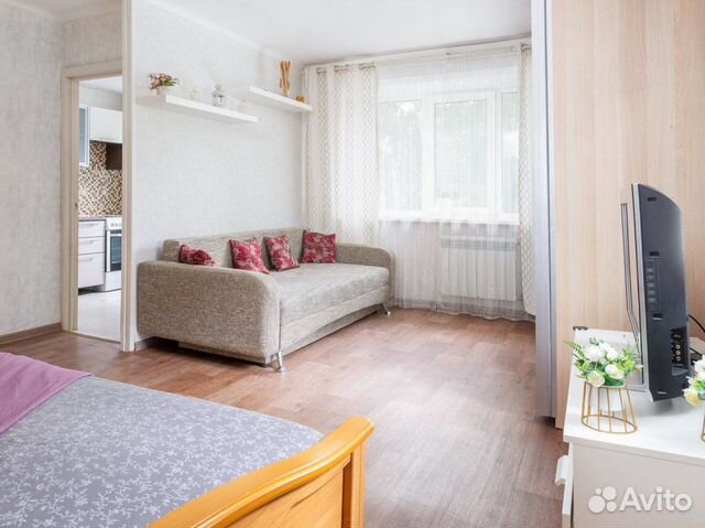 

1-к. квартира, 41 м², 2 кровати