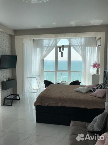 

Квартира-студия, 45 м², 1 кровать