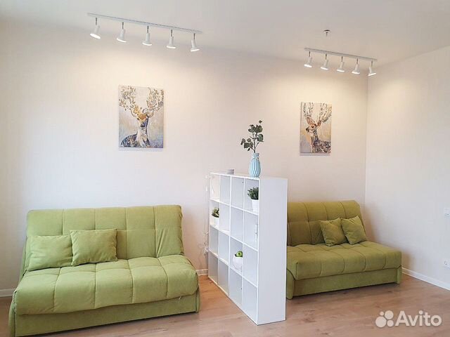 

Квартира-студия, 37 м², 2 кровати