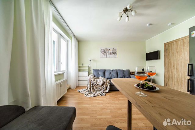 

Квартира-студия, 24 м², 2 кровати