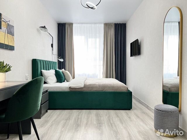

1-к. квартира, 40 м², 2 кровати