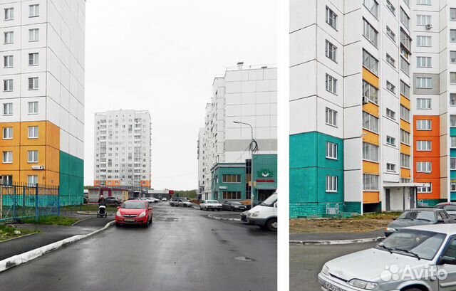 2-к квартира, 64 м², 1/10 эт.