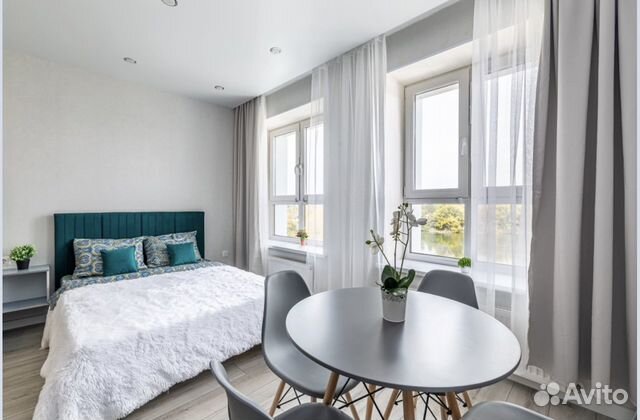 

Квартира-студия, 27 м², 1 кровать
