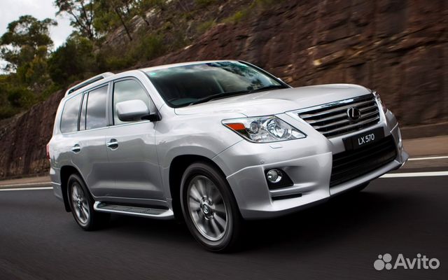 Юбка переднего бампера Luxury sport Lexus LX 570