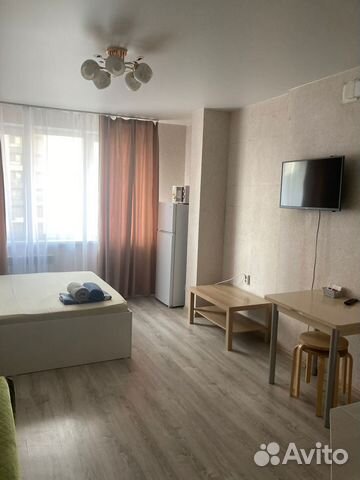 

Квартира-студия, 27 м², 2 кровати