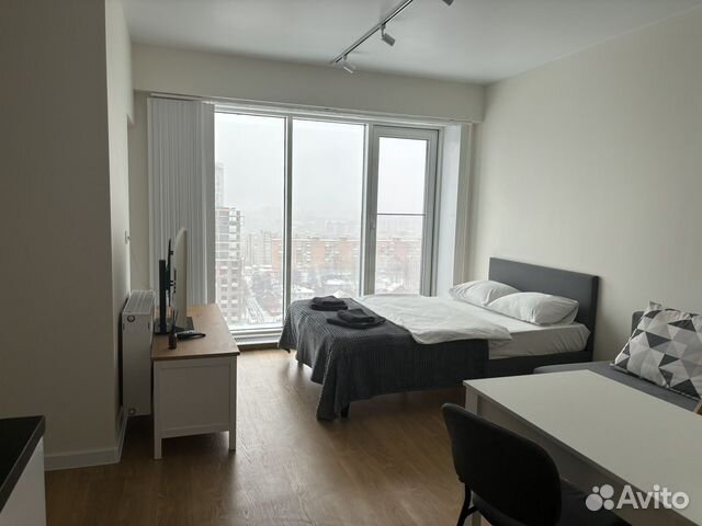 

Квартира-студия, 32 м², 2 кровати