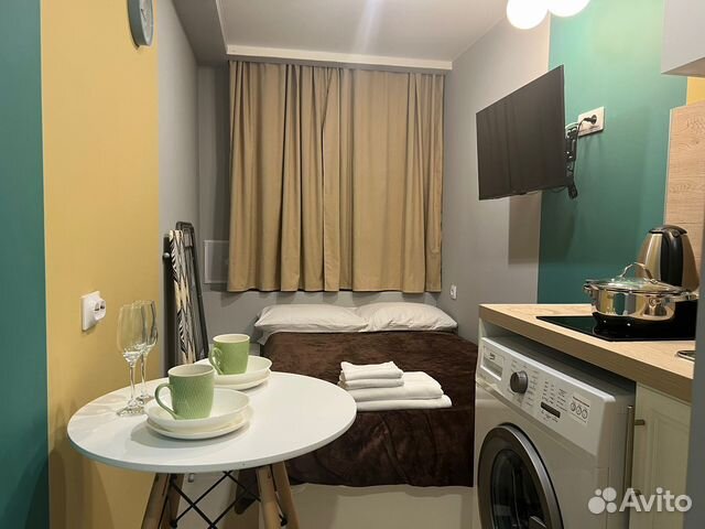 

Квартира-студия, 10 м², 1 кровать
