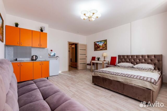 

Квартира-студия, 40 м², 2 кровати