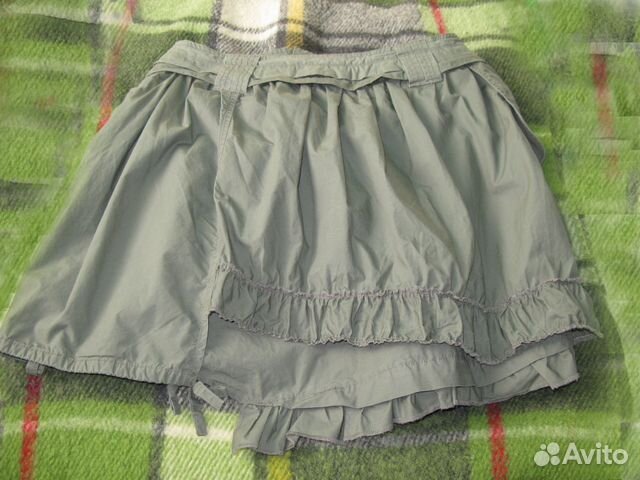 Юбка ассиметричного кроя, х/б,р. L, б/у