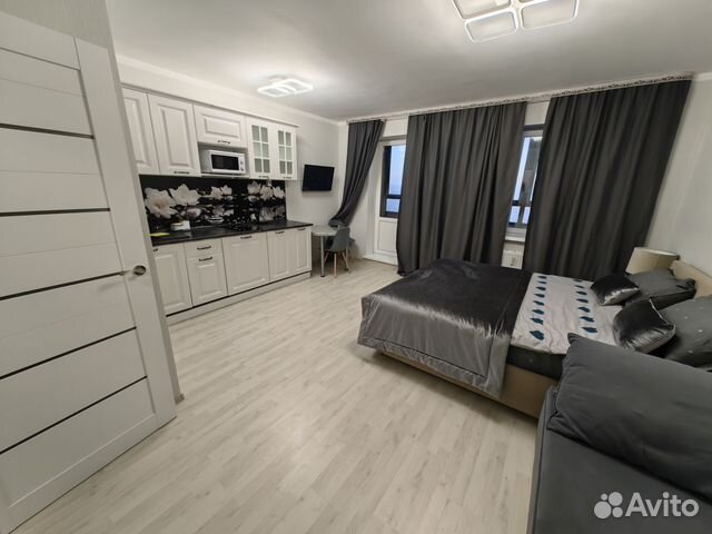 

Квартира-студия, 32 м², 2 кровати