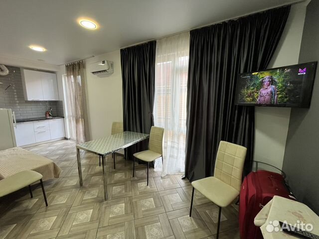 

Квартира-студия, 30 м², 1 кровать