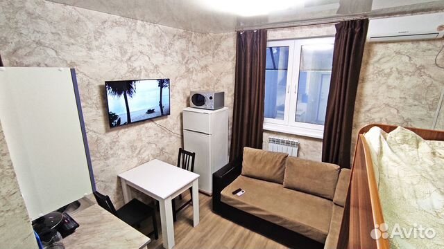 

Квартира-студия, 20 м², 2 кровати