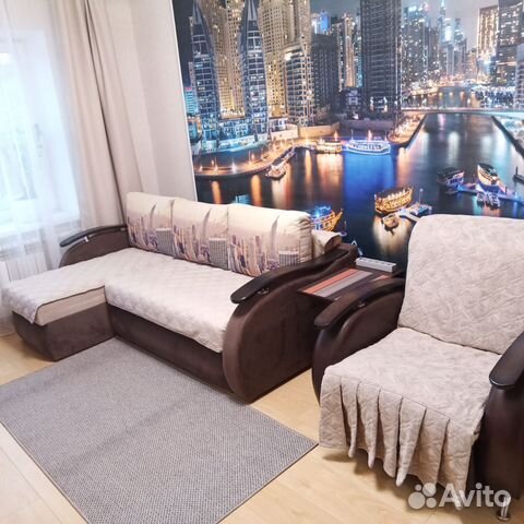 

1-к. квартира, 35 м², 3 кровати