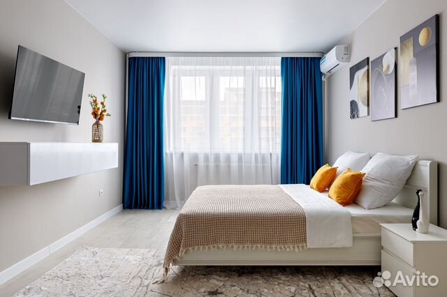 

1-к. квартира, 43 м², 2 кровати