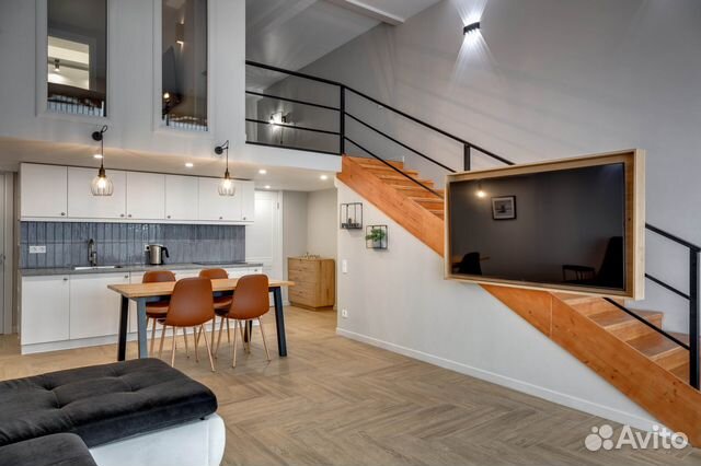 

Квартира-студия, 75 м², 3 кровати