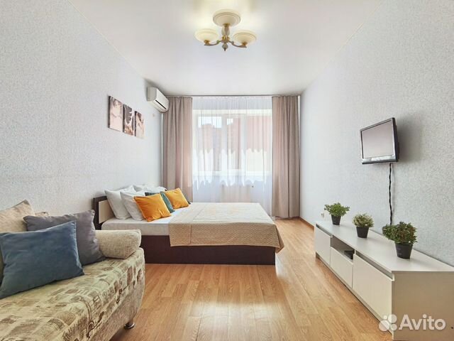 

1-к. квартира, 43 м², 2 кровати