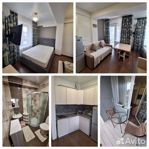 

Квартира-студия, 30 м², 2 кровати
