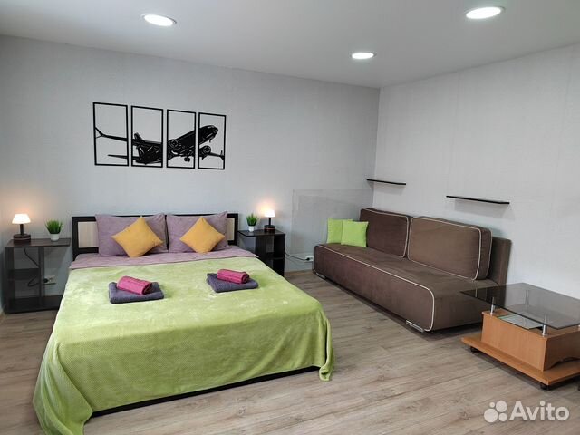 

1-к. квартира, 40 м², 2 кровати