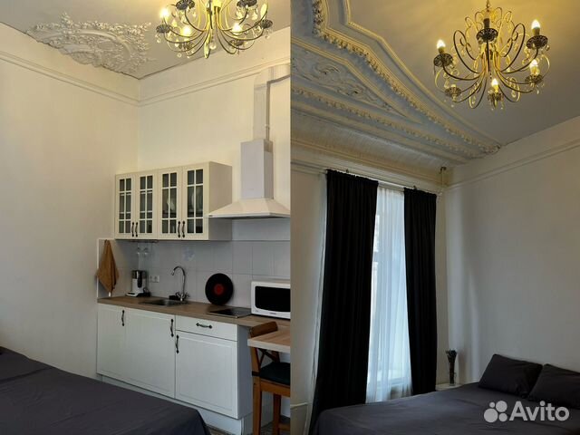 

Квартира-студия, 25 м², 2 кровати