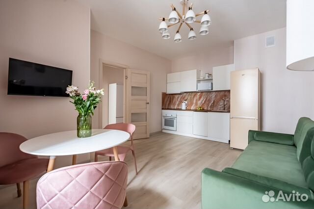 

1-к. квартира, 42 м², 3 кровати
