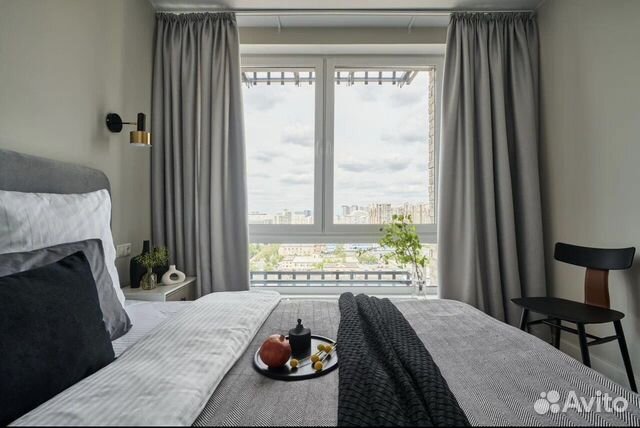 

1-к. квартира, 41 м², 2 кровати