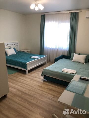 

Квартира-студия, 34 м², 2 кровати