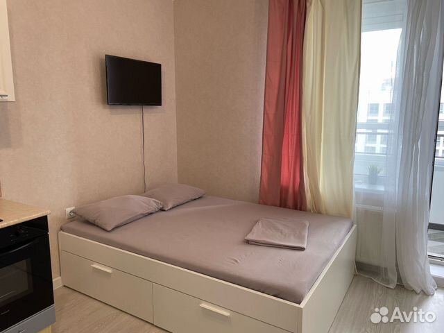 

Квартира-студия, 35 м², 2 кровати