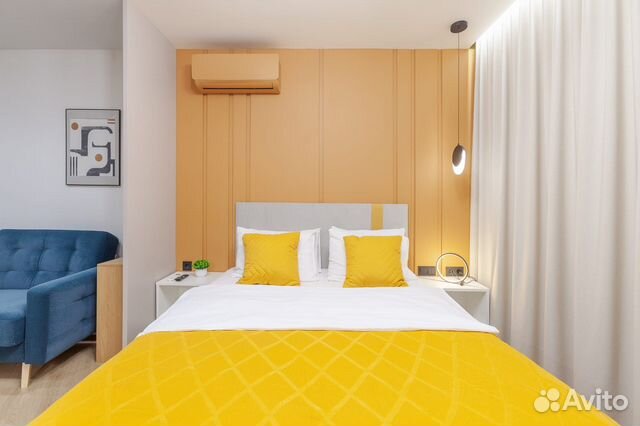 

1-к. квартира, 42 м², 3 кровати