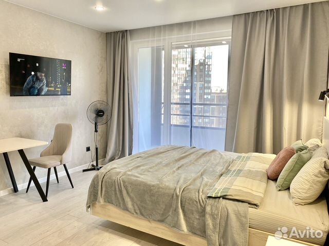 

Квартира-студия, 32 м², 2 кровати