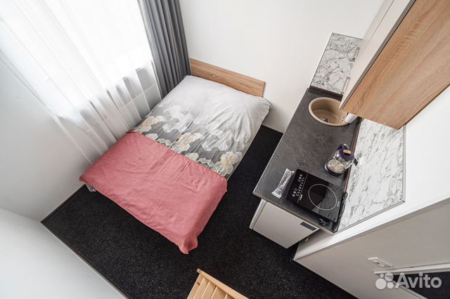 

Квартира-студия, 15 м², 2 кровати