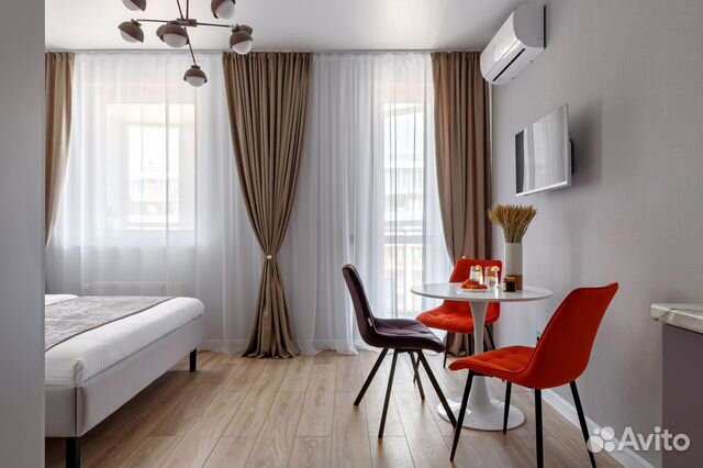 

Квартира-студия, 32 м², 2 кровати