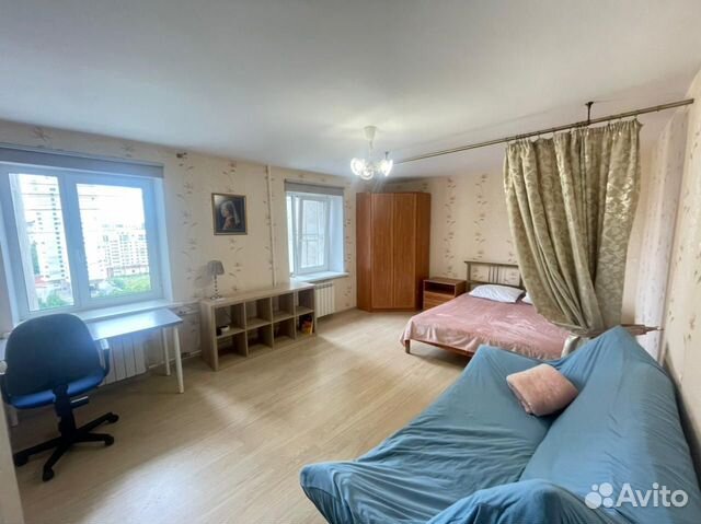 

1-к. квартира, 45 м², 2 кровати
