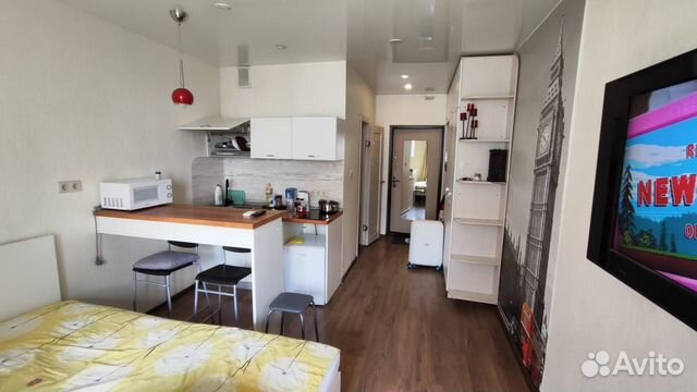 

Квартира-студия, 24 м², 2 кровати