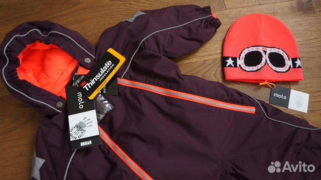 Новый зимний Molo pyxis вишневый р-р 80