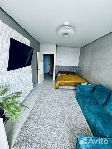 

1-к. квартира, 44 м², 2 кровати