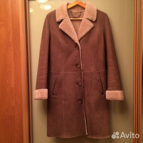 Дубленка женская размер s