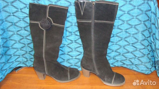 Сапоги зимние rieker замш черн разм евр 39 Сапоги зимние rieker замш черн разм евр 39