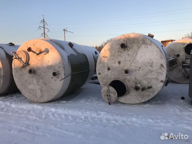 Емкость 8м3 нерж вертикальная