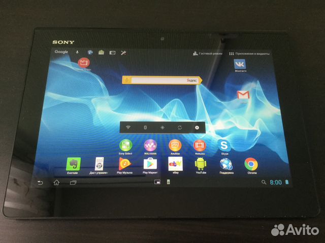 Планшет sony Tablet S