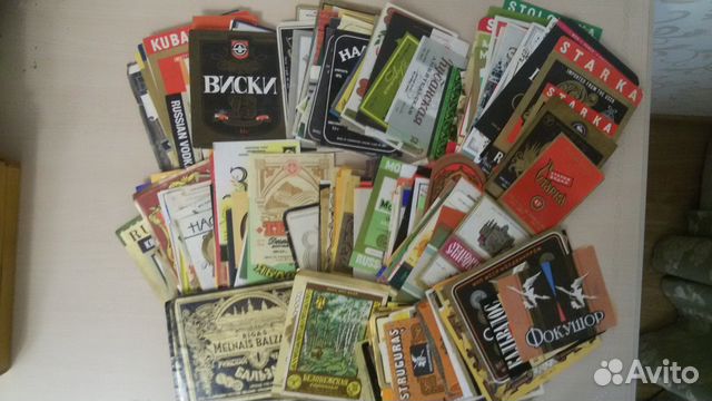 Винно-водочные этикетки