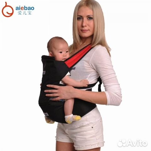 Не кенгуру Хипсит черно-красный новый
