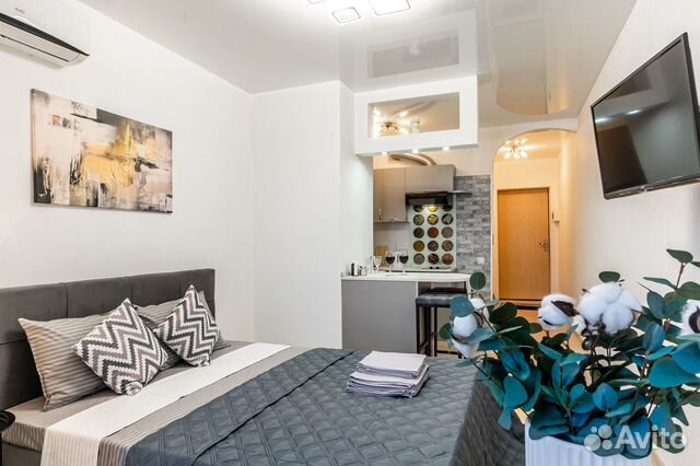 

Квартира-студия, 30 м², 1 кровать